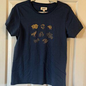 NWT Blue Pact Tee-shirt for the Pasta Lover in Your Life | Organic, Size M